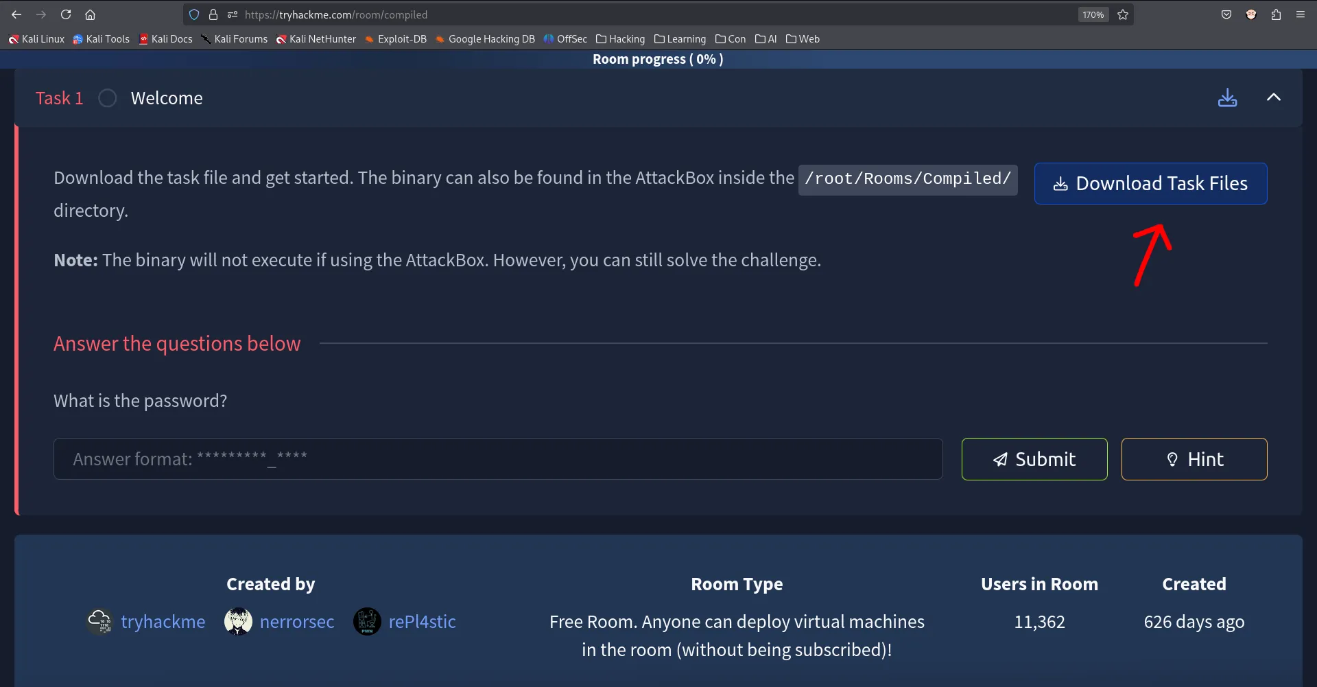 Download Task THM