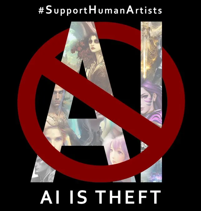 Anti AI by artists